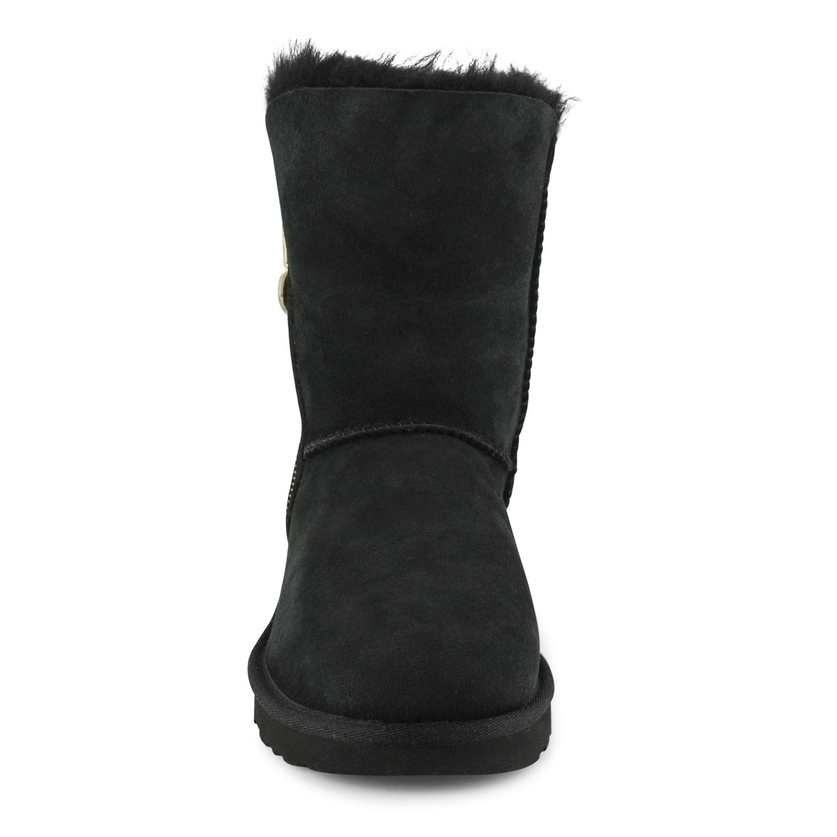UGG Women's Bailey Zip Short Boot - Black | SoftMoc.com