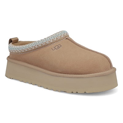 Lds Tazz Platform Slipper - Sand