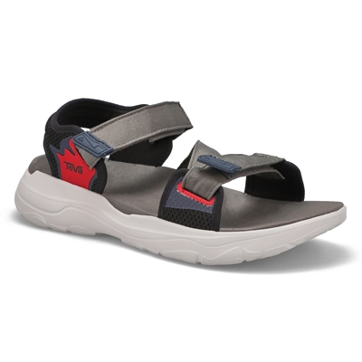 Mns Zymic Sport Sandal - Grey/Red