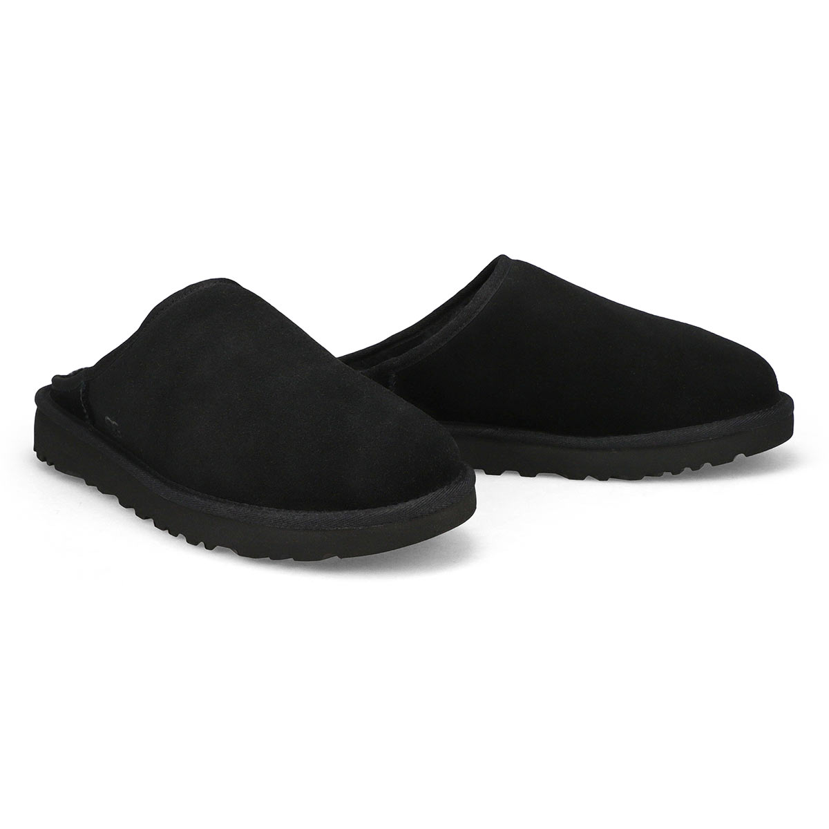 Men's Classic Slip-On Sheepskin Slipper - Black