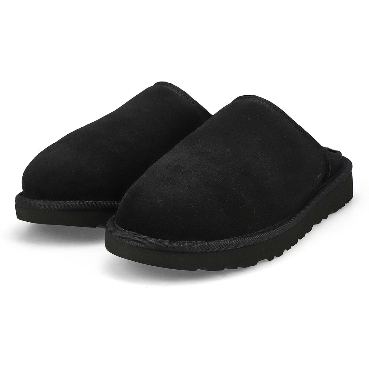 Men's Classic Slip-On Sheepskin Slipper - Black