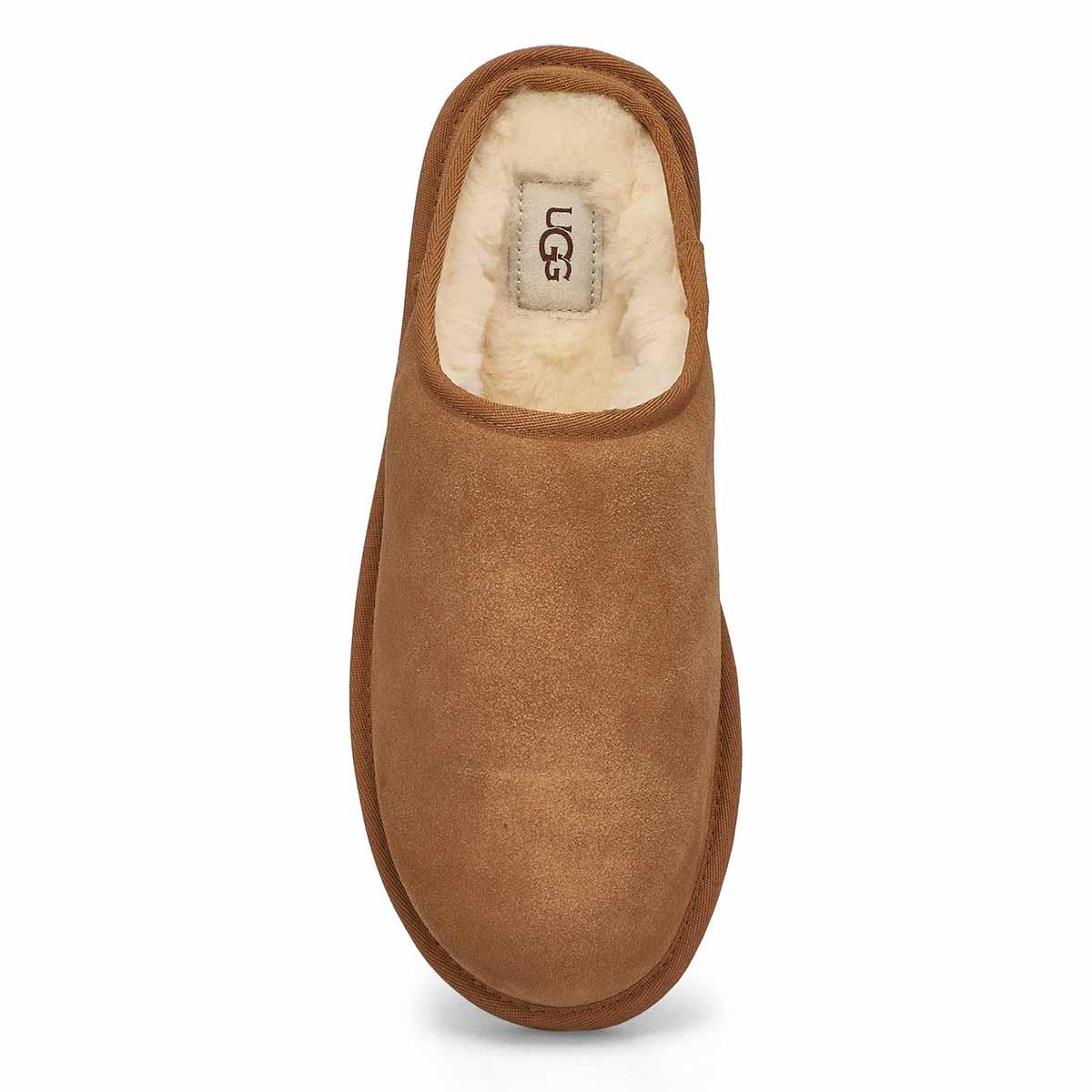 Pantoufle en mouton CLASSIC SLIP-ON, châtaigne, hommes