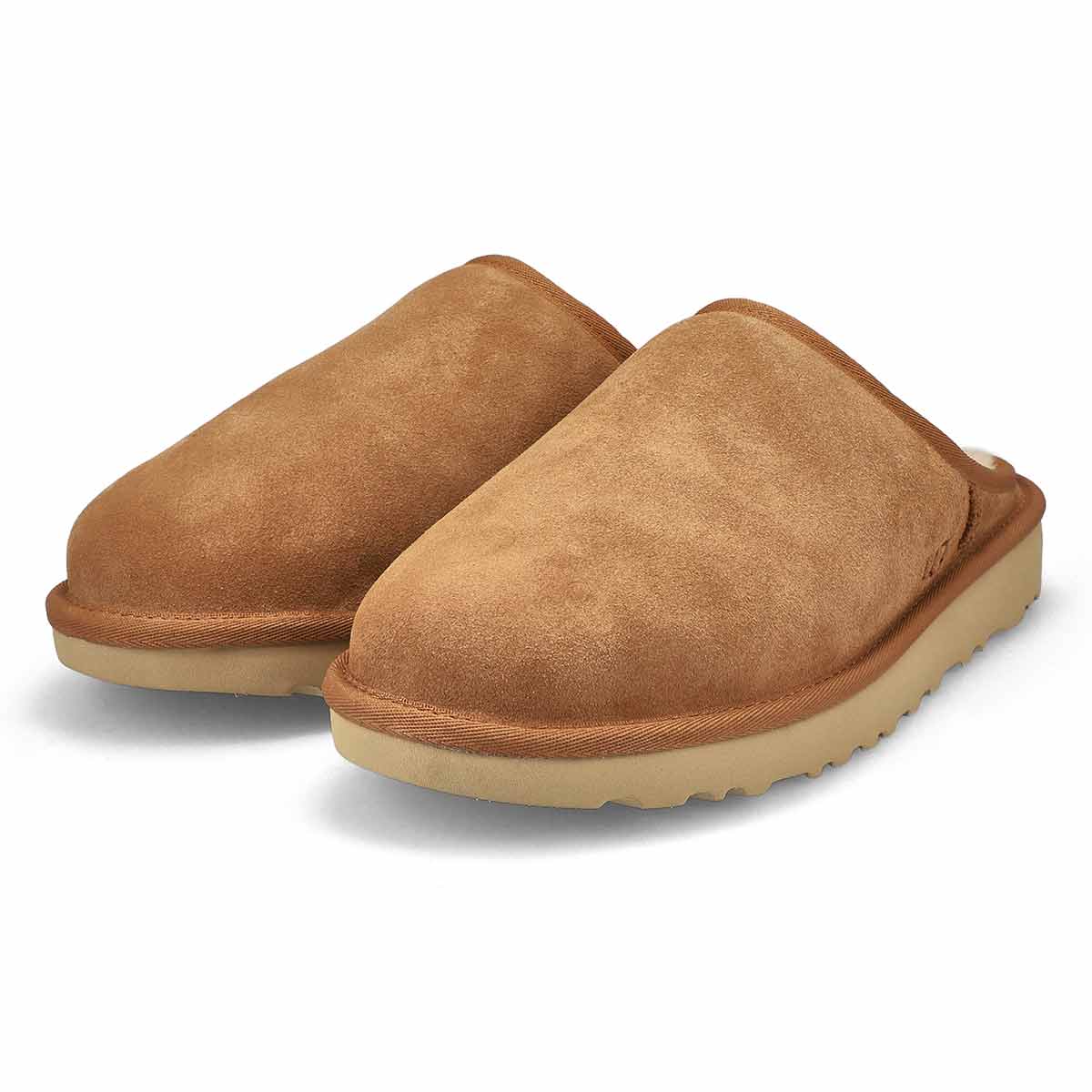 Pantoufle en mouton CLASSIC SLIP-ON, châtaigne, hommes