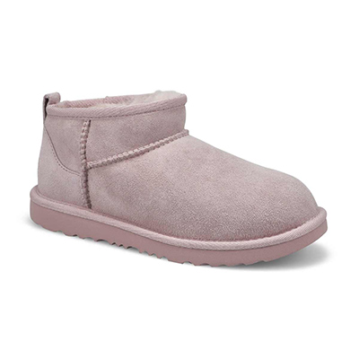 Grls Classic Ultra Mini Sheepskin Boot - Pale Smoke