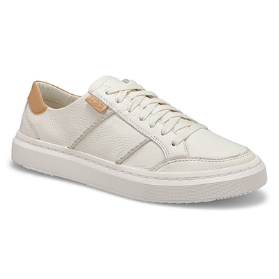 UGG Women's Alameda Lace Up Sneaker - White | SoftMoc.com