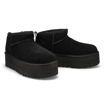 Botte CLASSIC ULTRA MINI PLATFORM, noir, femmes