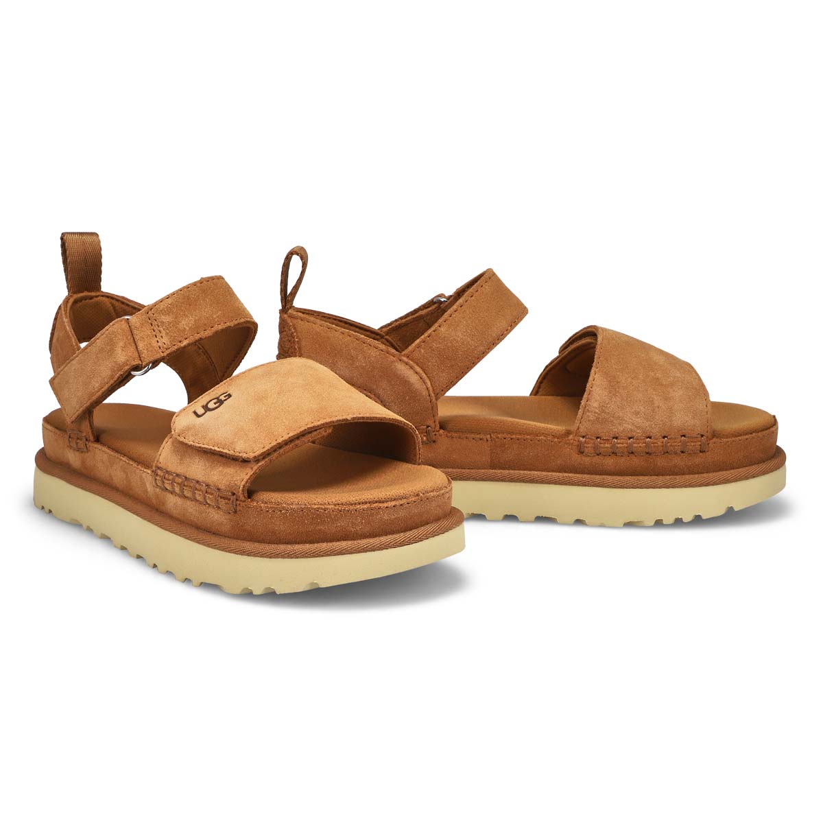 Women's Golden Star Platform Sandal - Chestnut