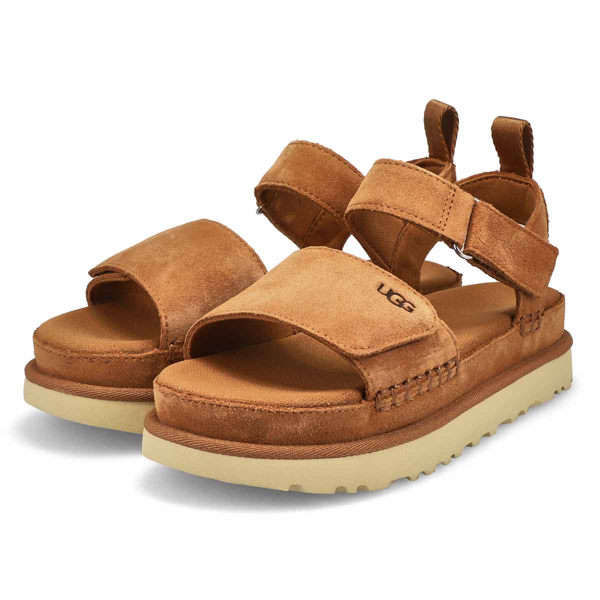 Women's Golden Star Platform Sandal - Chestnut