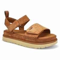 Women's Golden Star Platform Sandal - Chestnut