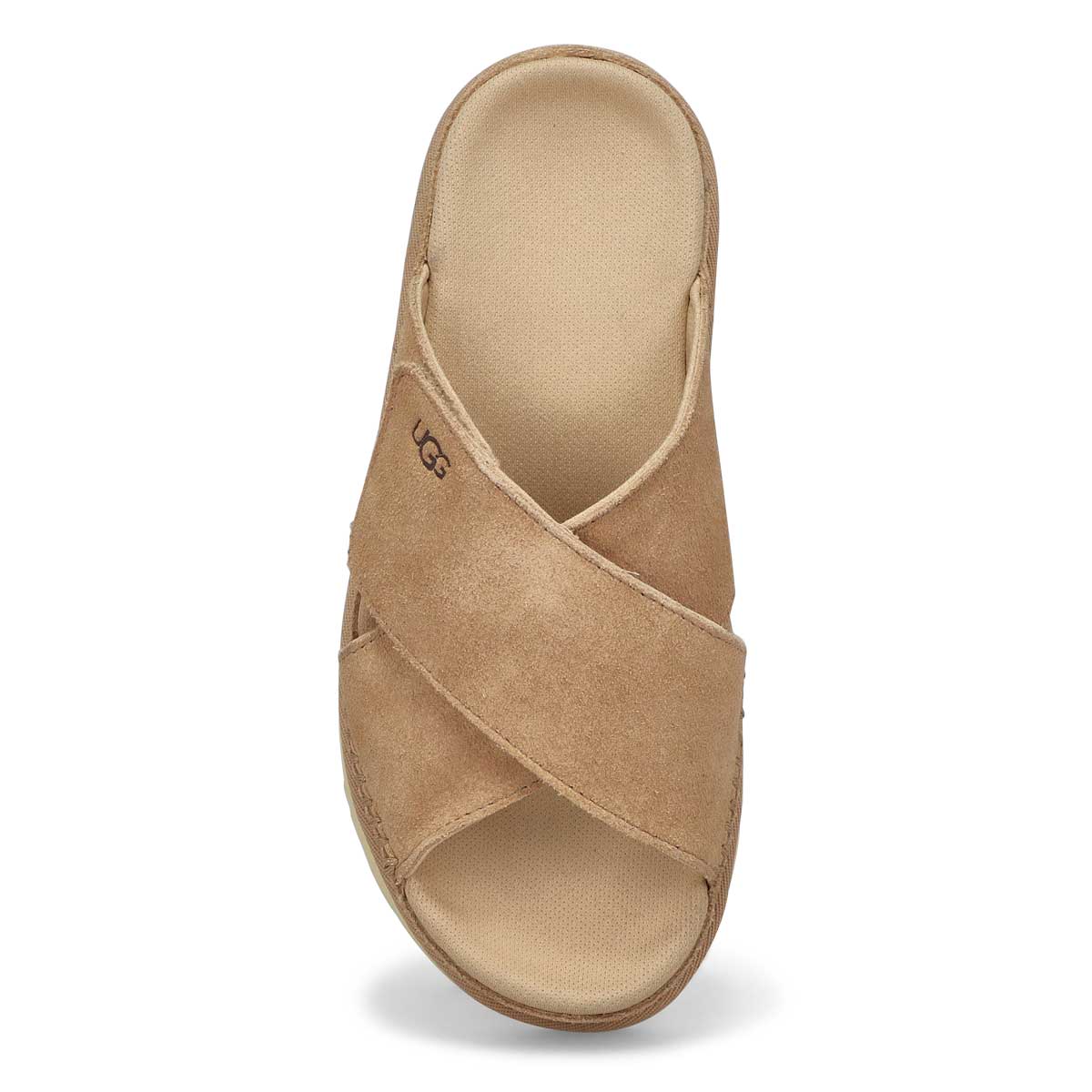 Sandale à plateforme GOLDENSTAR CROSS PLATFORM, bois flotté, femmes