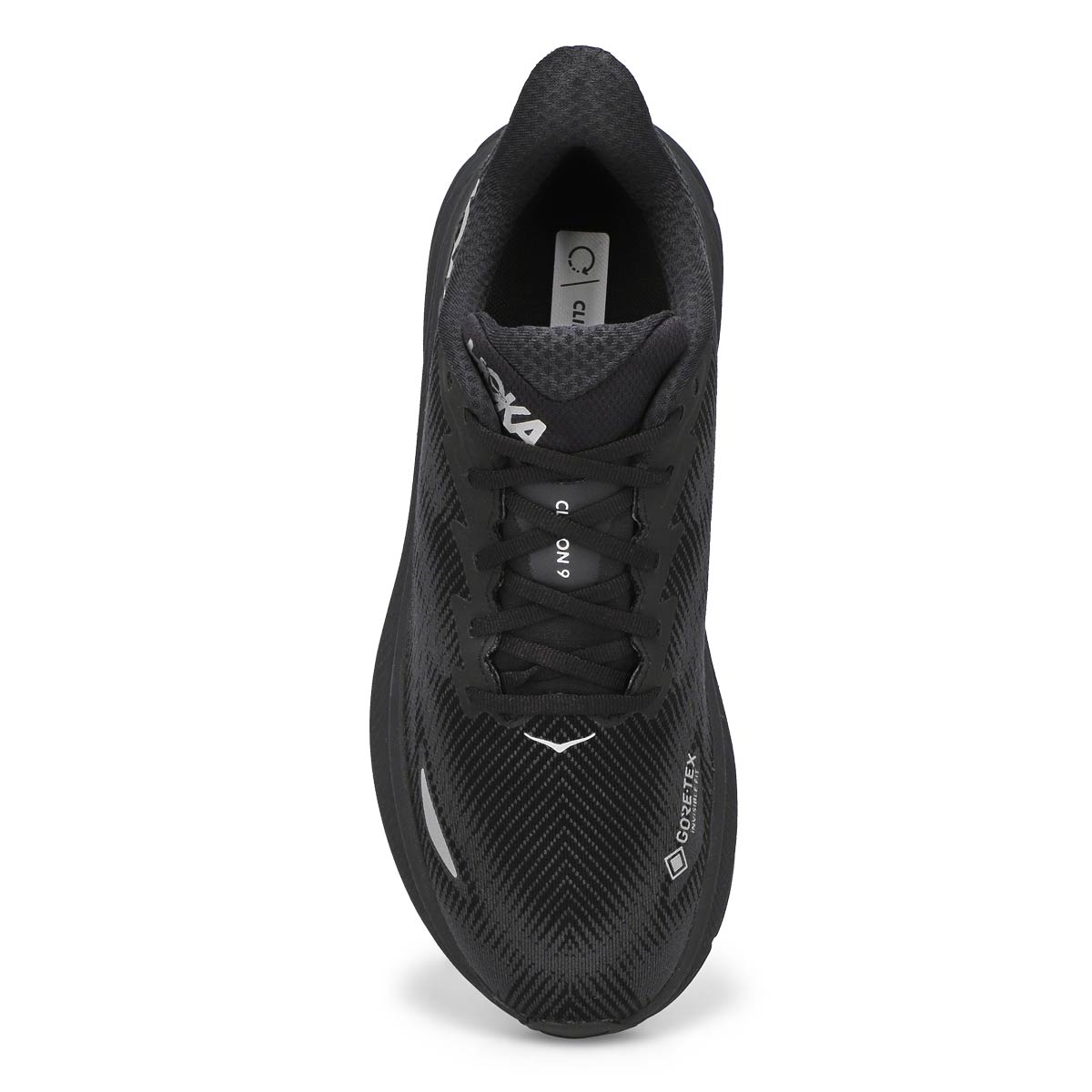 Baskets de performance imperméables CLIFTON 9 GTX, noir/noir, hommes