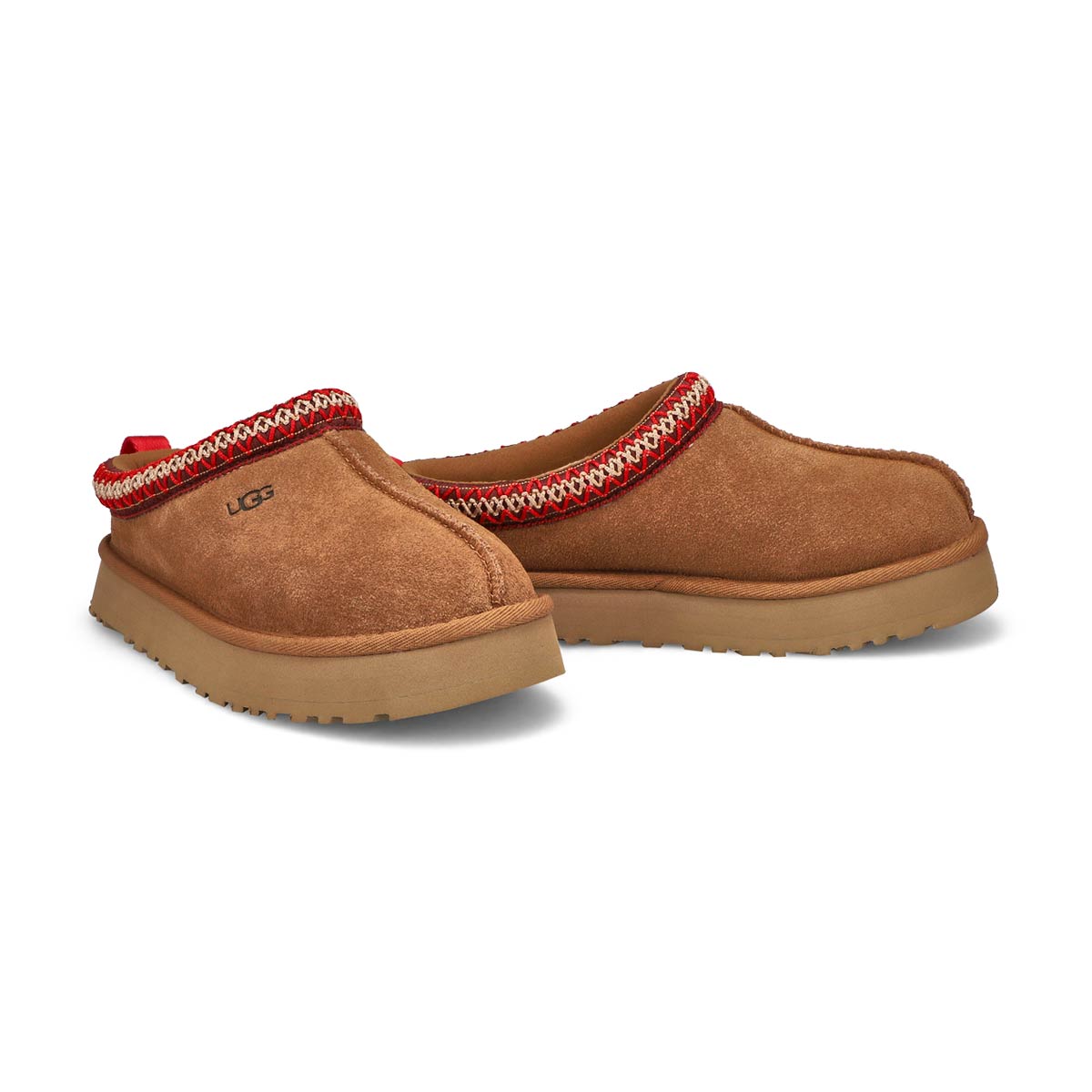 Kid's Tazz Platform Slipper - Chestnut