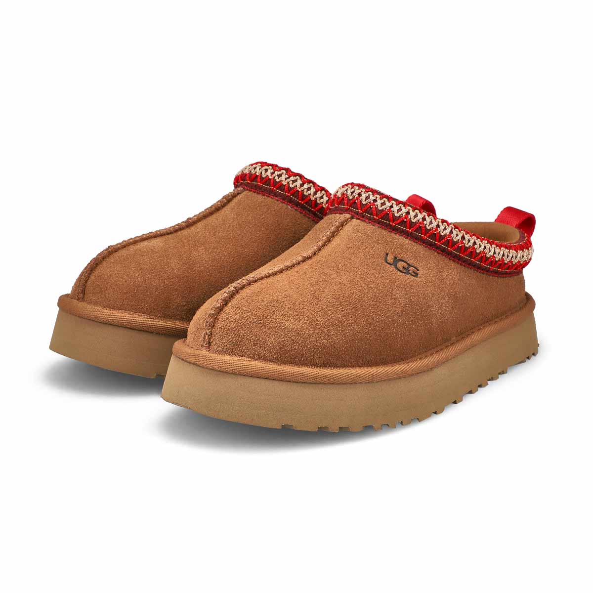 Kid's Tazz Platform Slipper - Chestnut