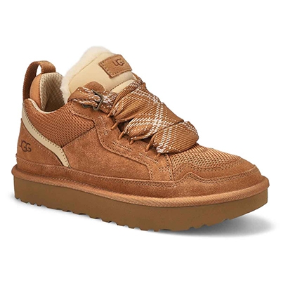 Lds Lowmel Lace Up Sneaker - Chestnut