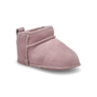 Infant's Classic Ultra Mini Bootie Slipper - Pale Smoke