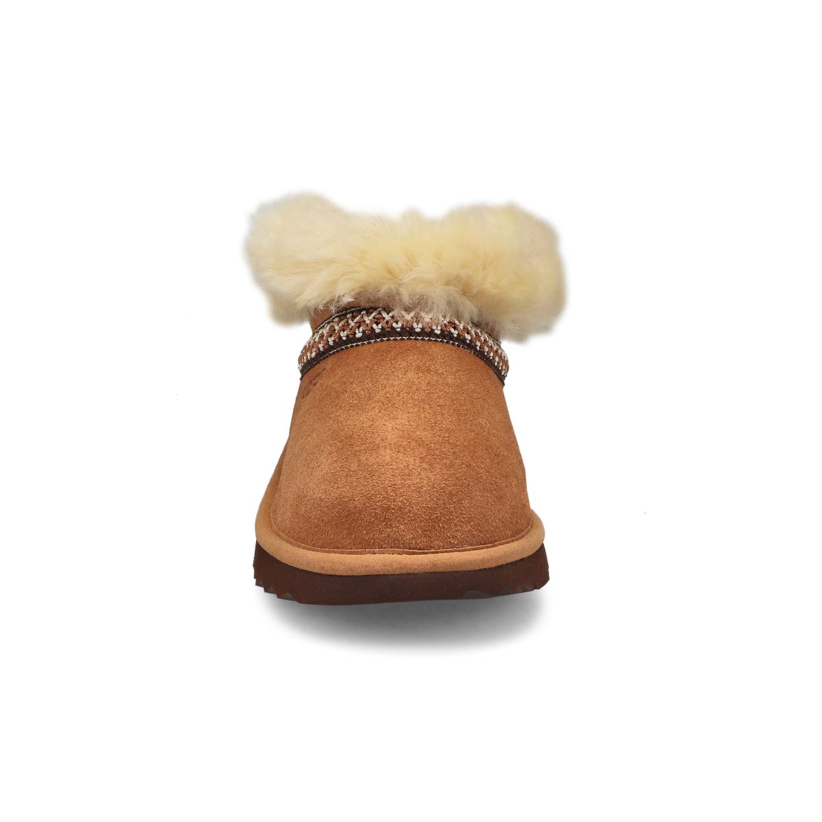 Girl's Mini Crescent Sheepskin Boot - Chestnut