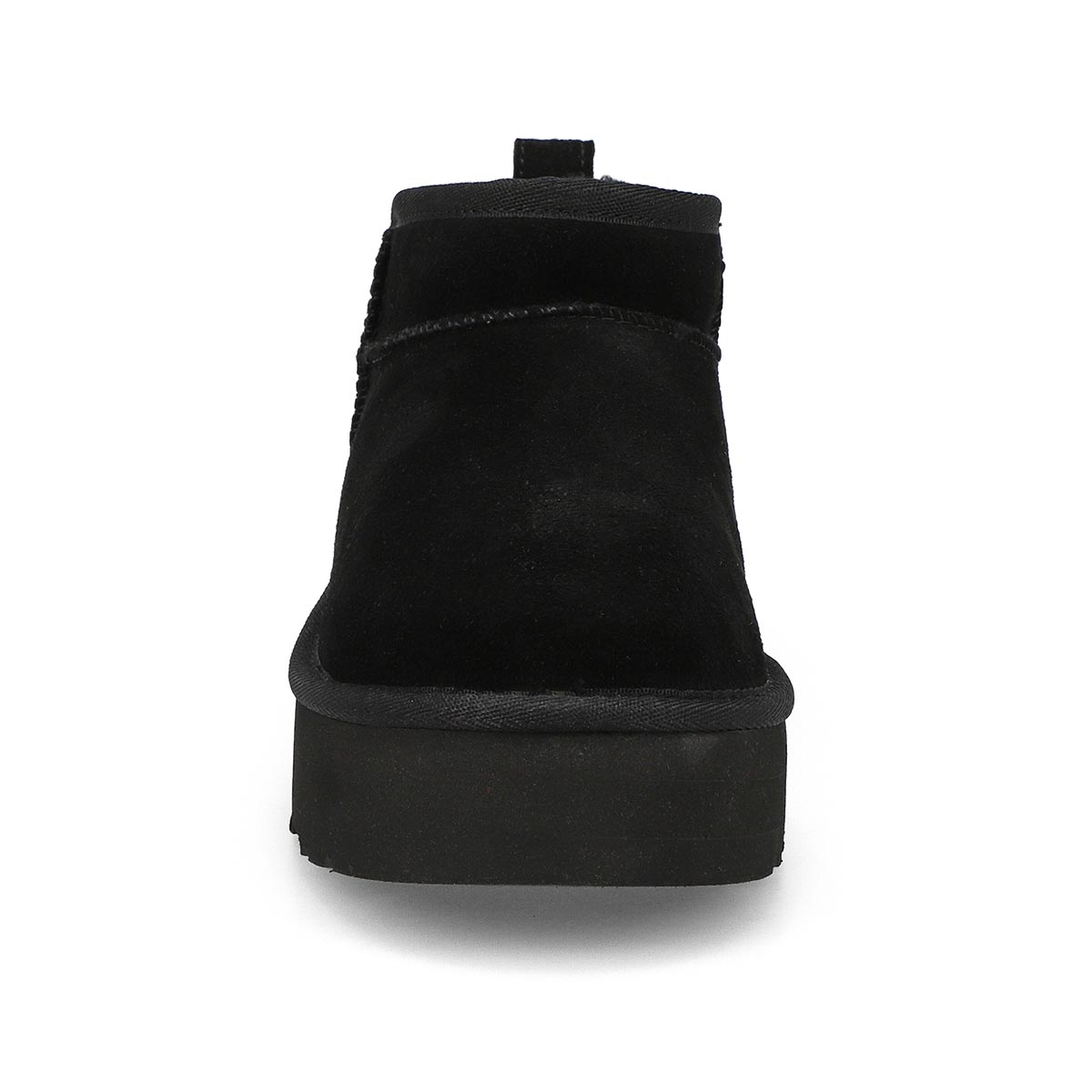 Girl's Ultra Mini Platform Sheepskin Boot - Black