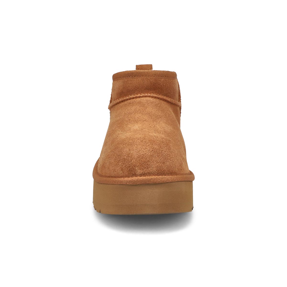 Girl's Ultra Mini Platform Sheepskin Boot - Chestnut