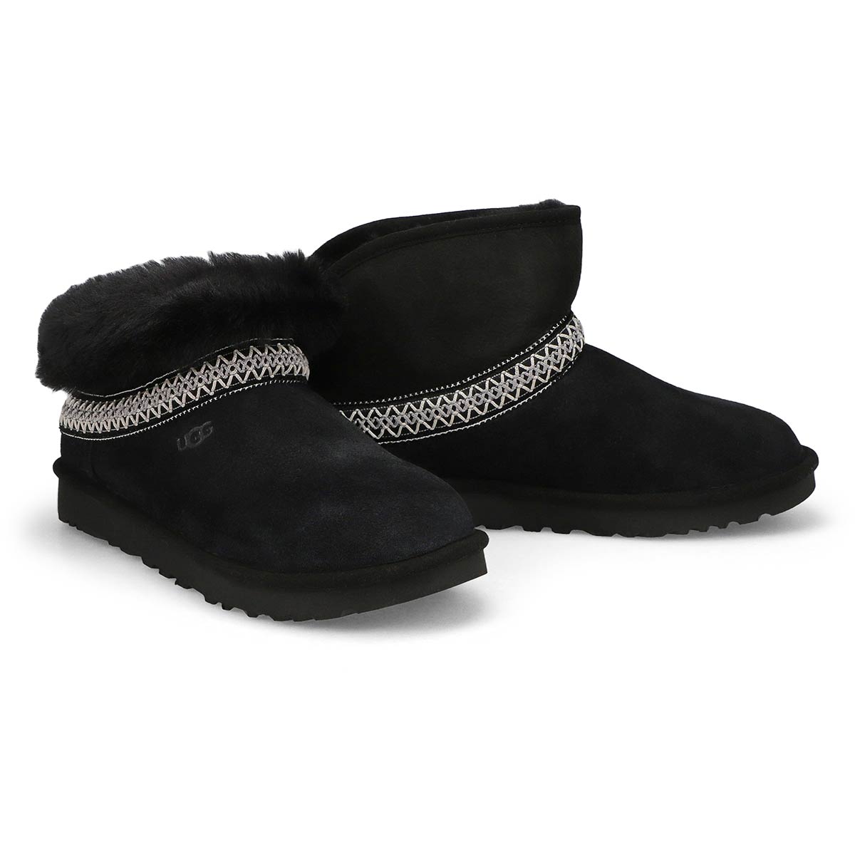 Women's Classic Mini Crescent Boot - Black