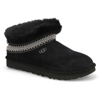 Women's Classic Mini Crescent Boot - Black