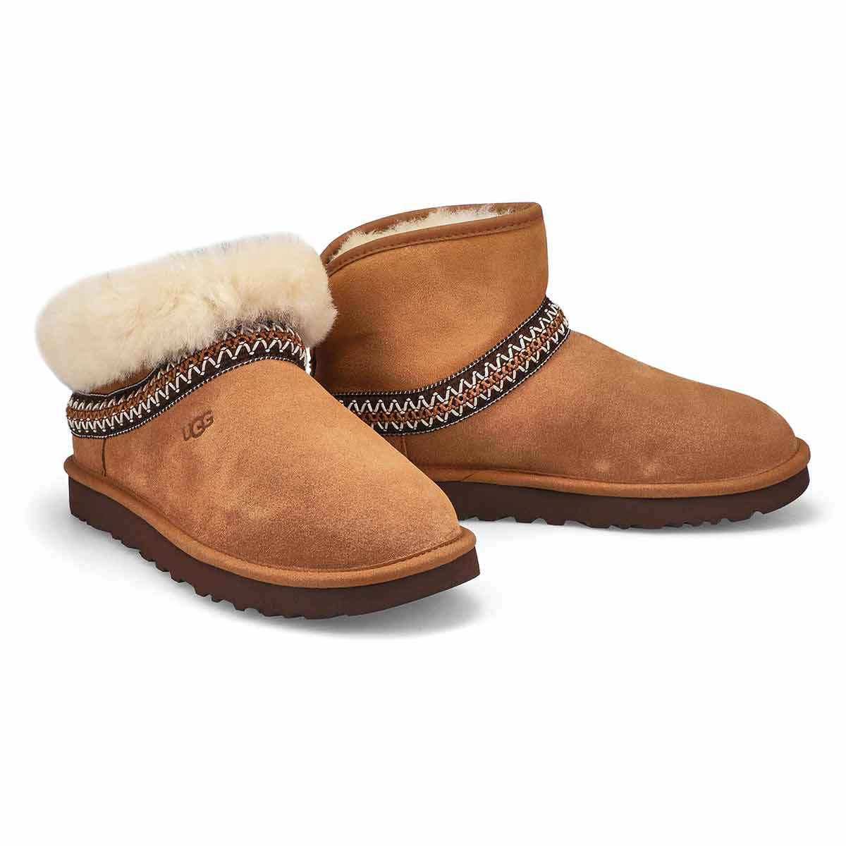 Women's Classic Mini Crescent Boot - Chestnut