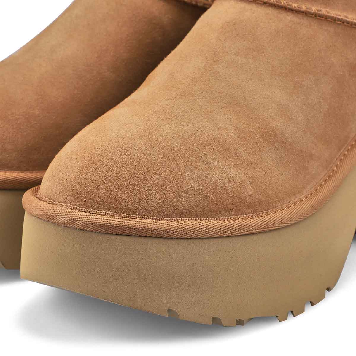 Women's Classic Ultra Mini New Heights Boot - Chestnut