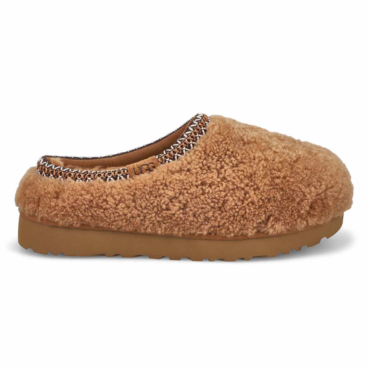 Women's Tasman Maxi Curly Slipper - Chestnut