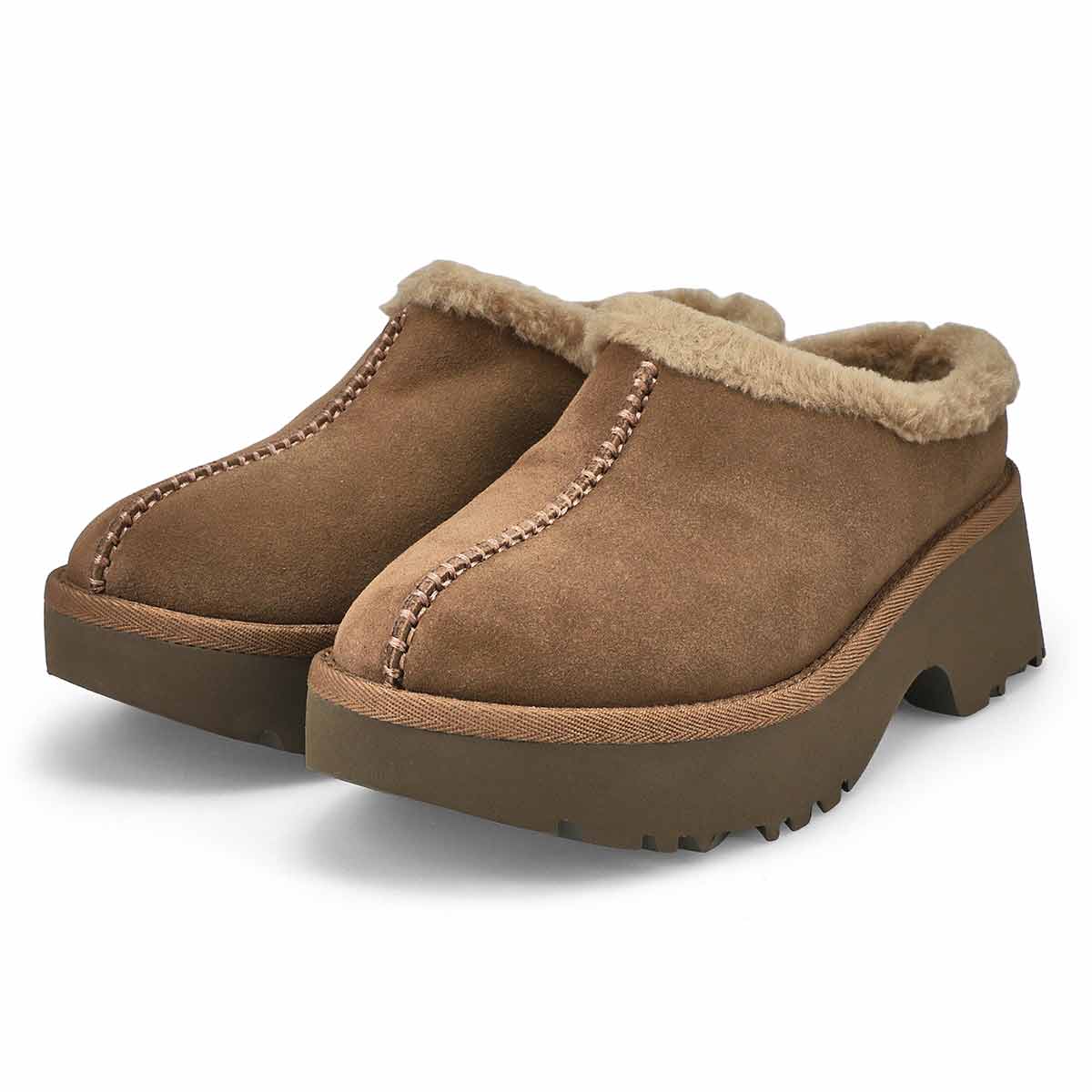 Women's New Heights Cozy Casual Clog - Hickory