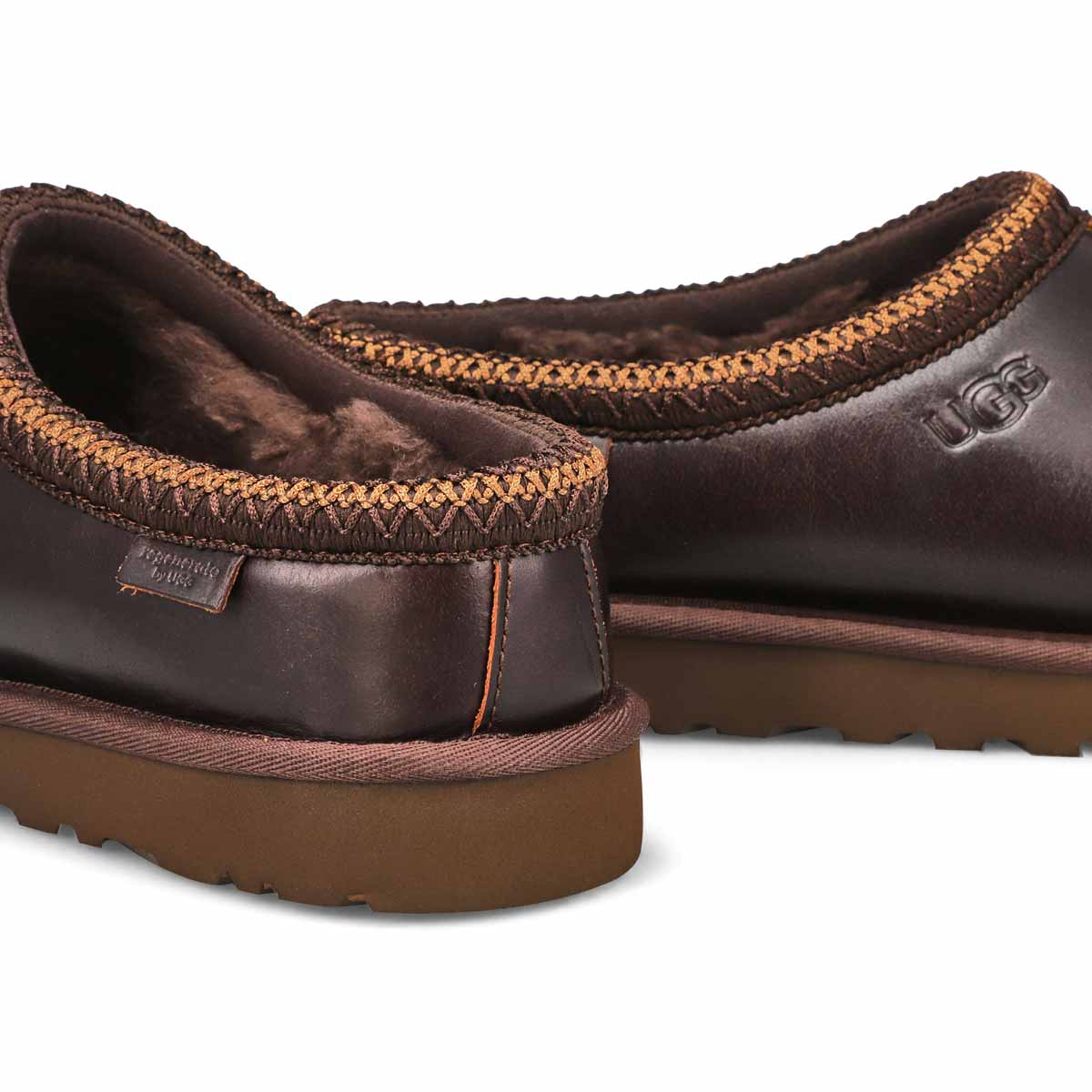 Pantoufle en cuir TASMAN LEATHER REGENERATE, ironwood, hommes