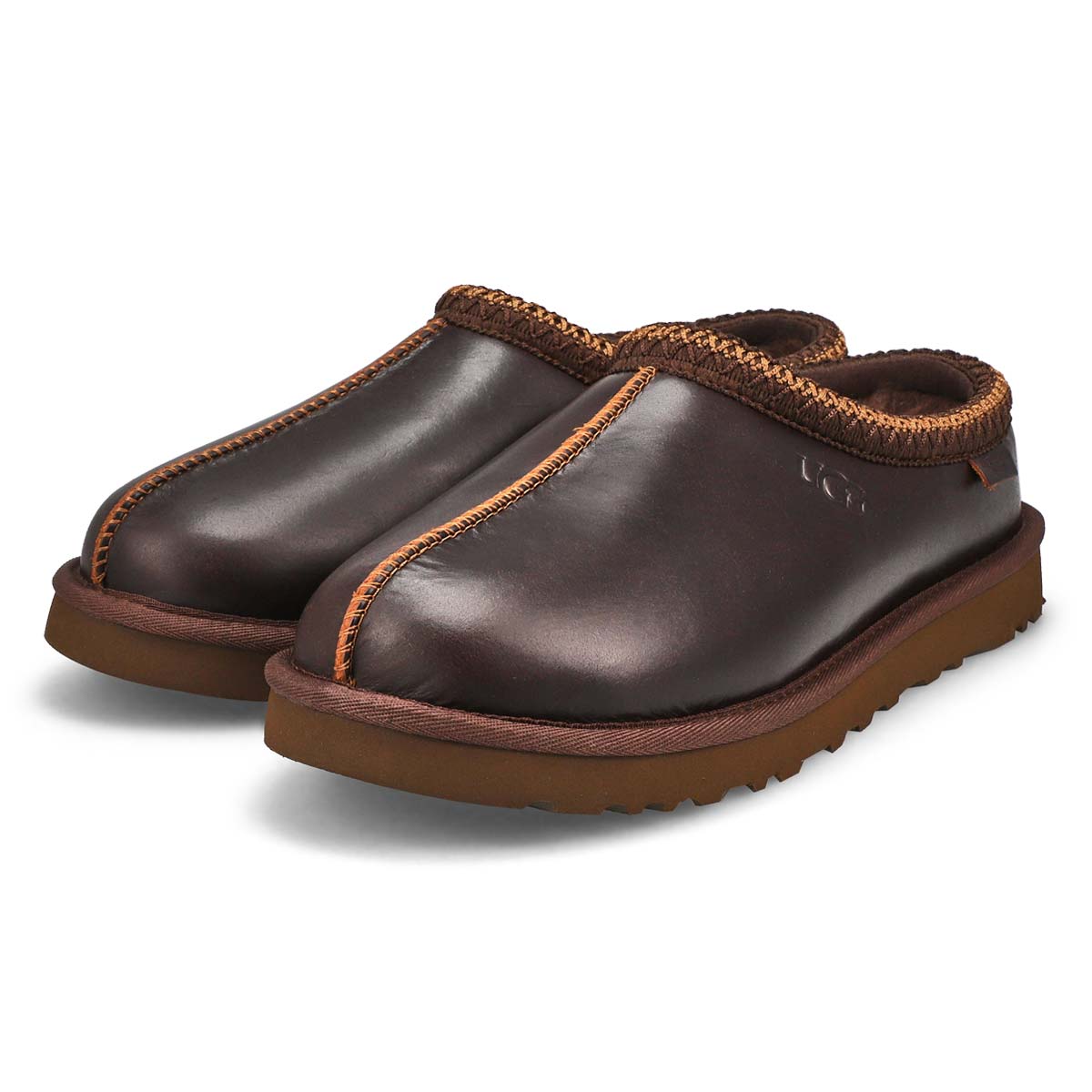 Pantoufle en cuir TASMAN LEATHER REGENERATE, ironwood, hommes