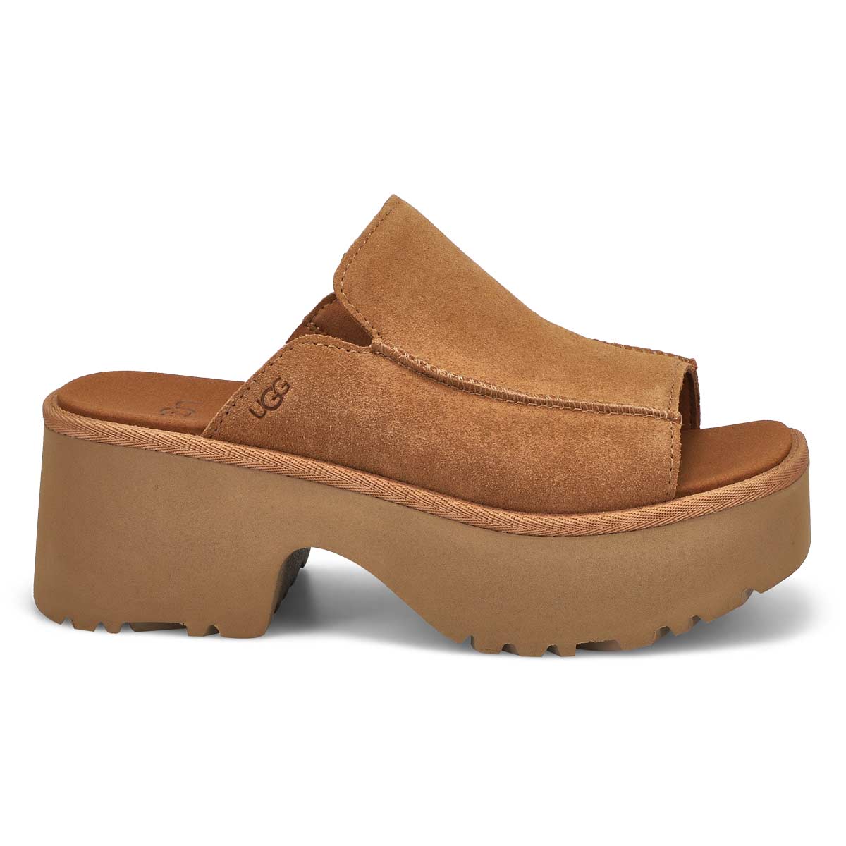 Women's New Heights Slide Platform Sandal - Chestnut