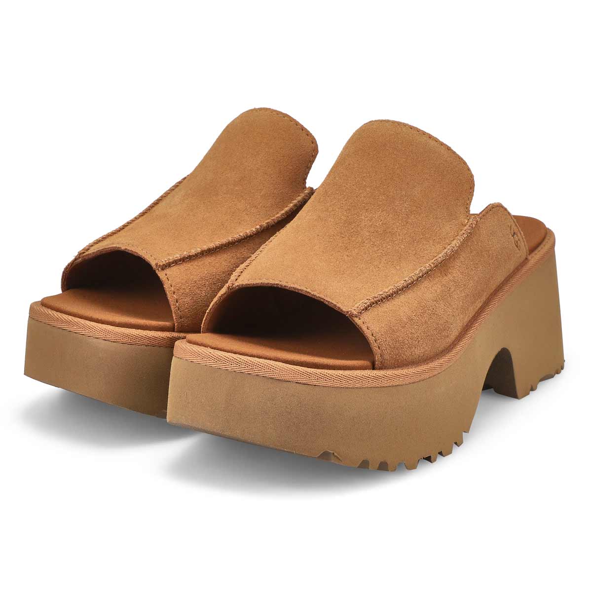 Women's New Heights Slide Platform Sandal - Chestnut