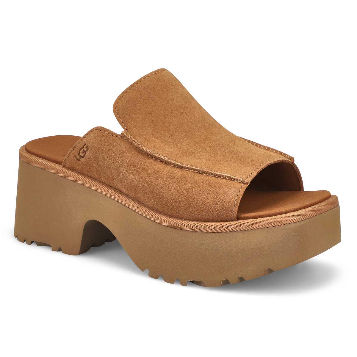 Women's New Heights Slide Platform Sandal - Chestnut