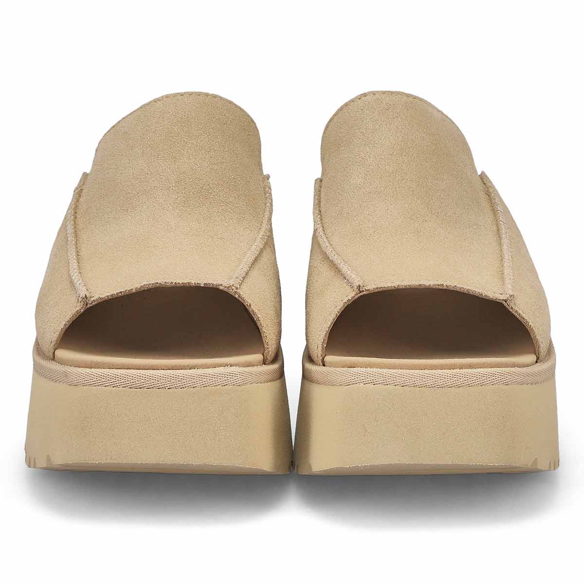 Women's New Heights Slide Platform Sandal - Mustard Seed