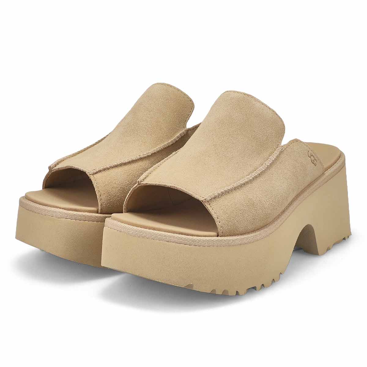 Women's New Heights Slide Platform Sandal - Mustard Seed