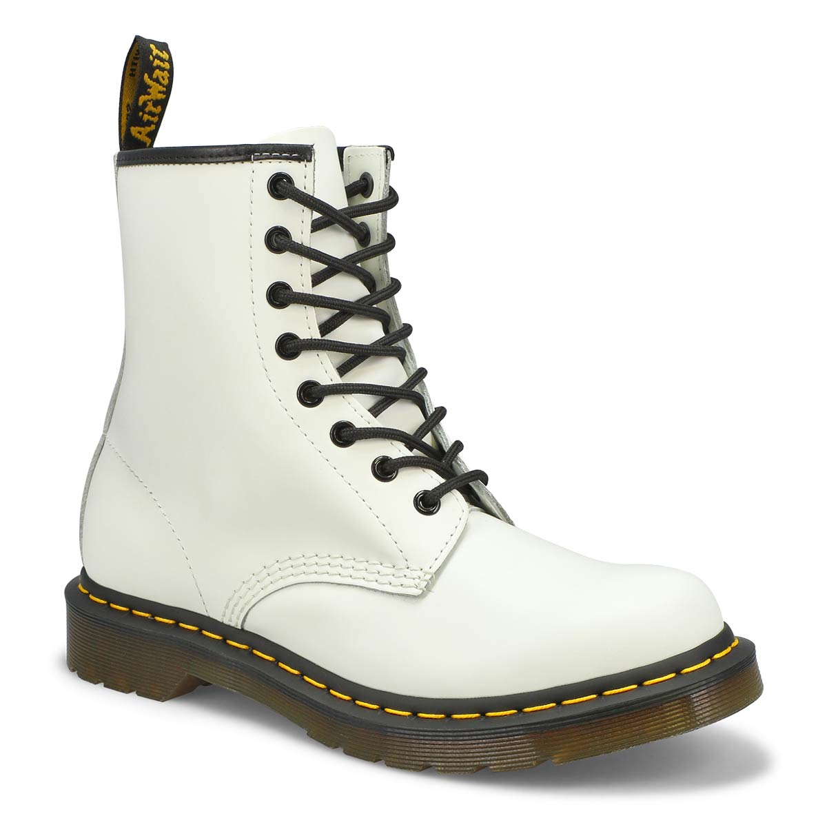 Dr Martens Ladies 1460 8 Eye Smooth Boot - Wh | SoftMoc.com
