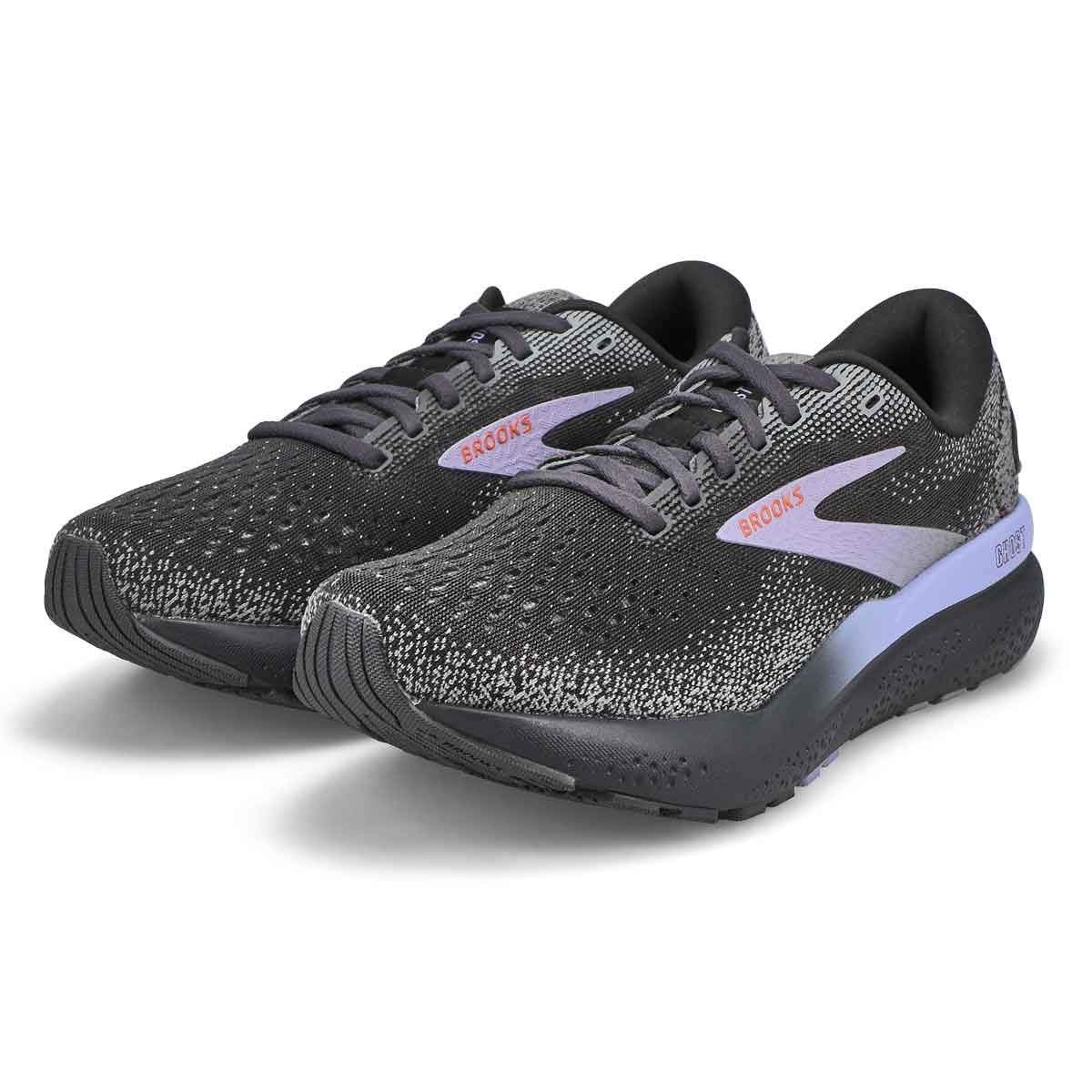 Women's Ghost 16 Lace Up Performance Sneaker - Ebony/Lavender/Copper