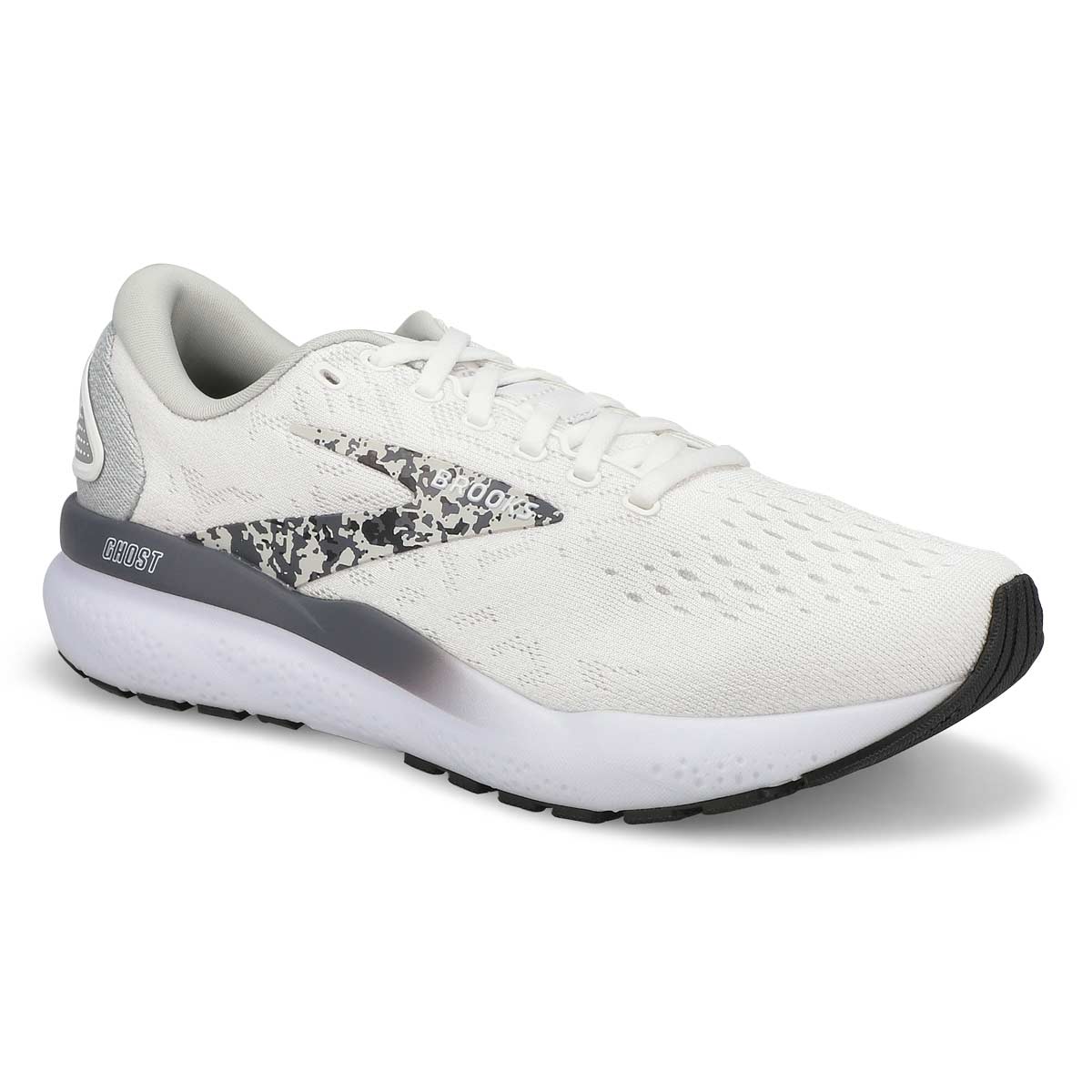 Women's  Ghost 16 Lace Up Performance Sneaker - White/Oyster/Lava