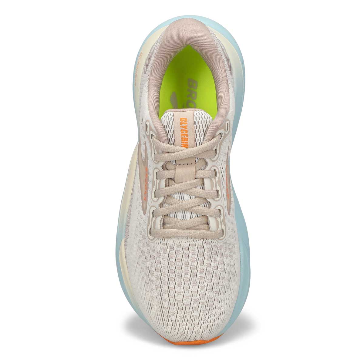 Women's  Glycerin 21 Lace Up Performance Sneaker - Coconut/Aqua/Autumn Sunset