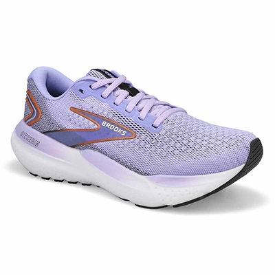 Lds Glycerin 21 Lace Up Performance Sneaker - Lavender/Black/Copper