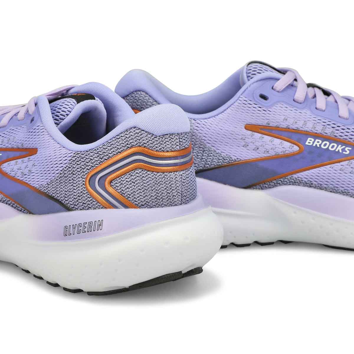 Women's Glycerin 21 Lace Up Performance Sneaker - Lavender/Black/Copper