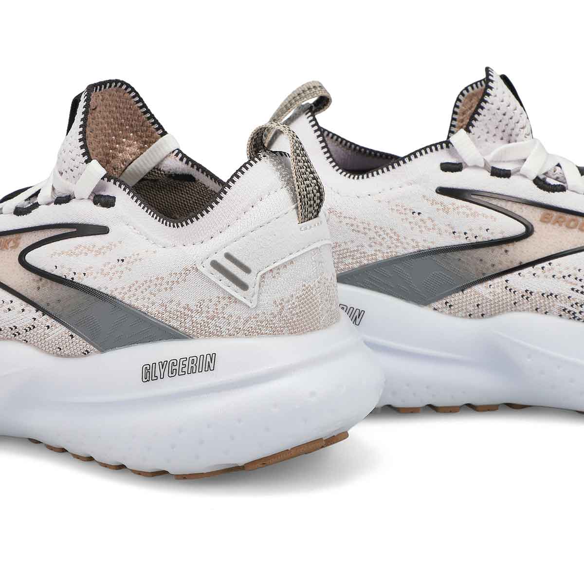 Baskets de performance à lacets GLYCERIN STEALTHFIT 21, blanc/gris/noir, femmes