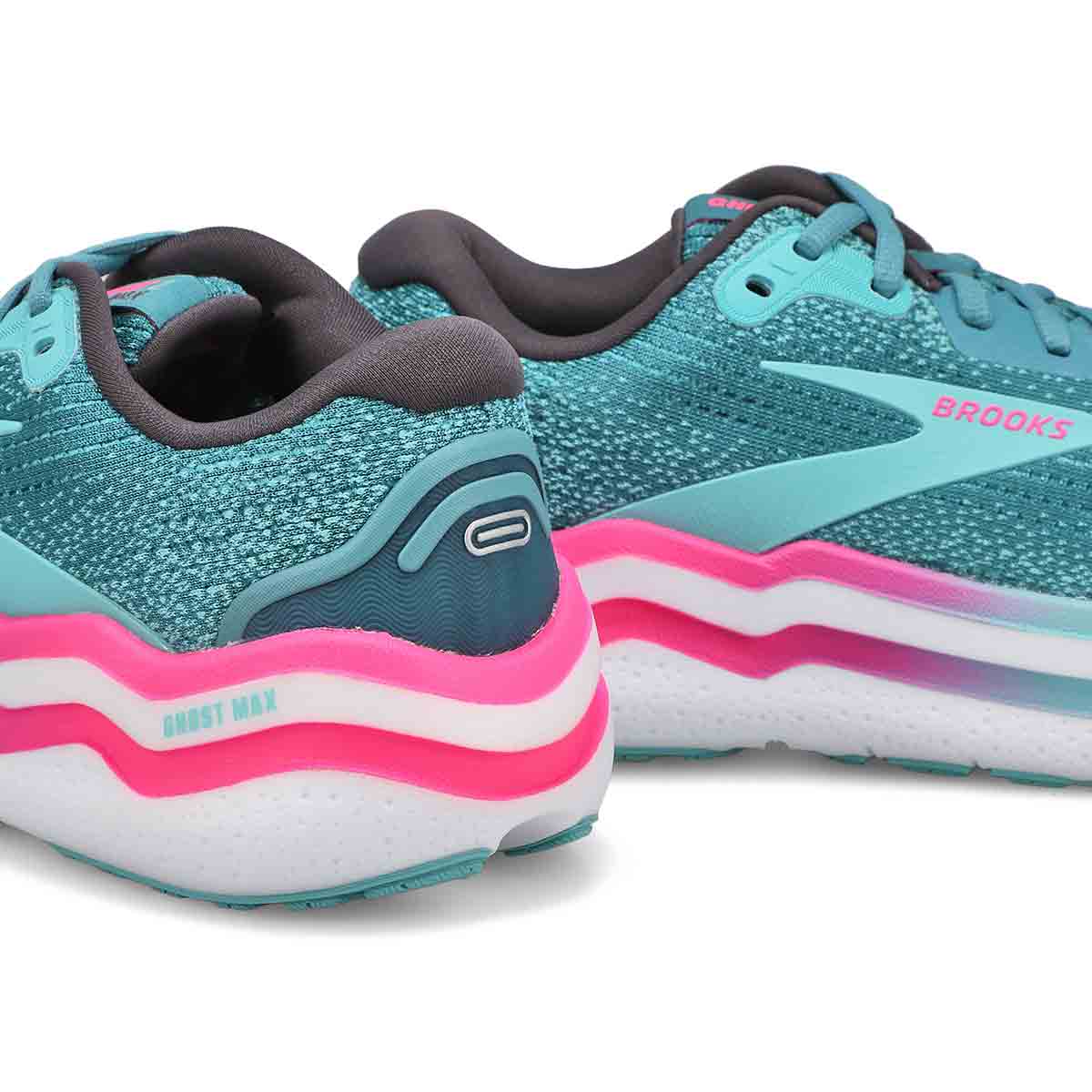 Women's Ghost Max 2 Lace Up Sneaker - Storm Blue/Knockout Pink/Aqua