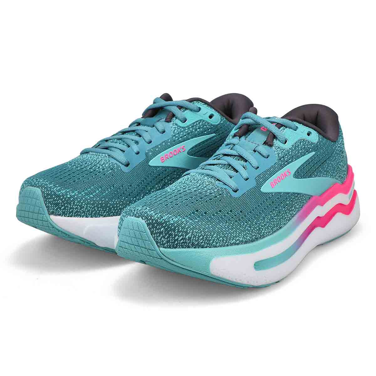 Women's Ghost Max 2 Lace Up Sneaker - Storm Blue/Knockout Pink/Aqua