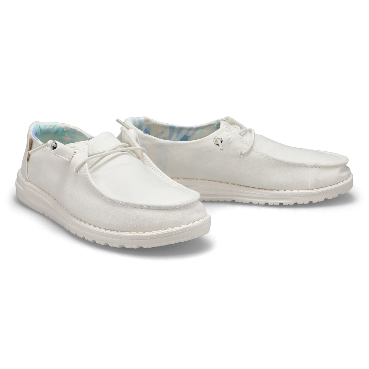 Wendy Chambray Navy White - Women's Casual Shoes