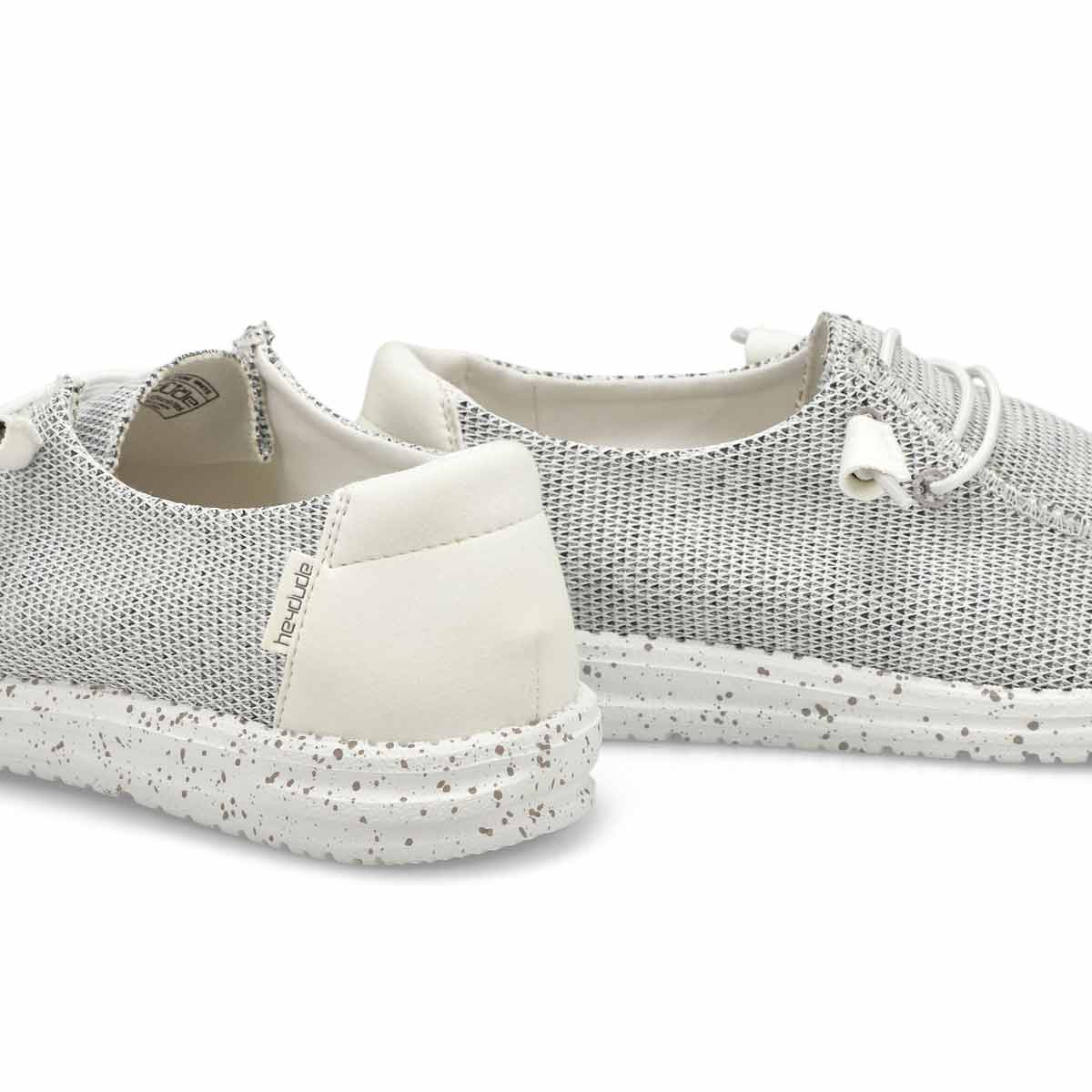 Hey Dude Women’s Shoes | Wendy Star White | Slip On Comfort Shoes | Size 7  and 8