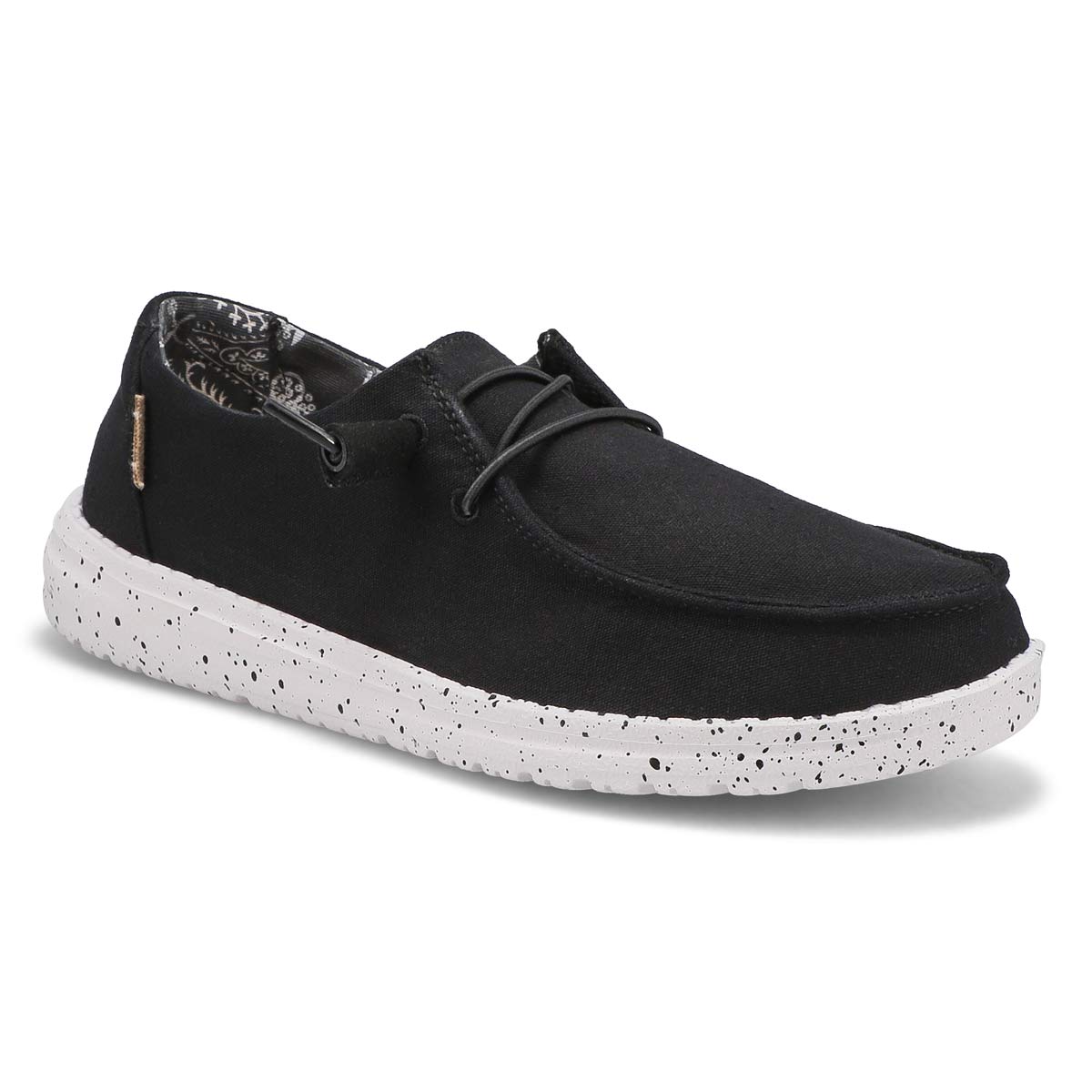 HEYDUDE Women's Wendy Shoes in Black Odyssey (NEW LOGO