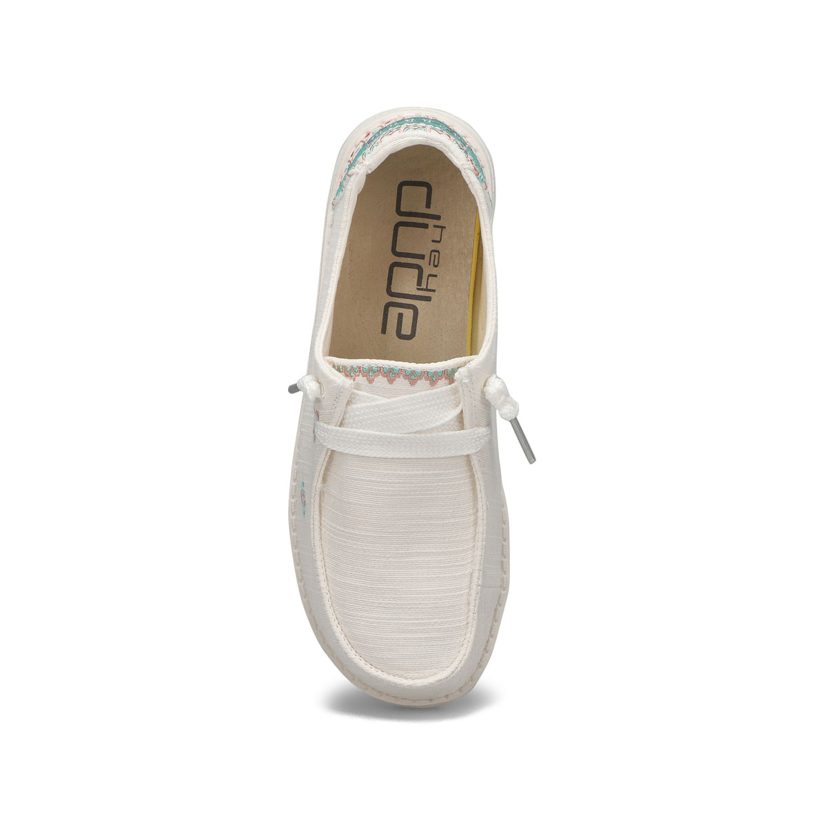 Hey Dude Wendy Chambray White Nut 40058-2BK (HY8-a) shoes