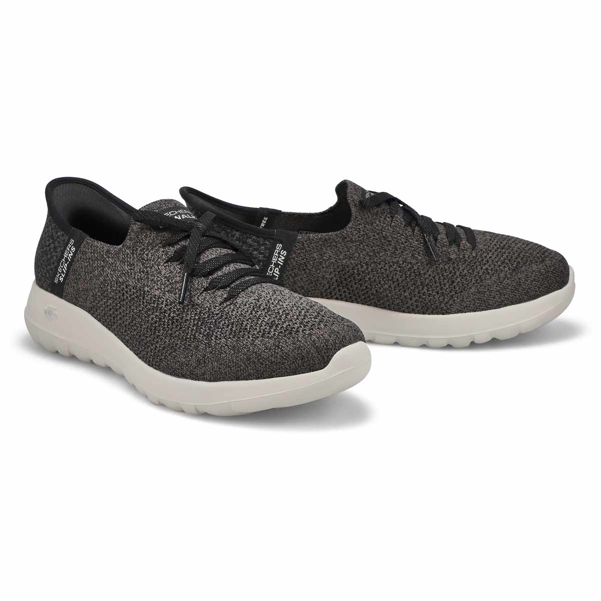 Women's Go Walk Joy Plush Slip-Ins Sneaker - Black