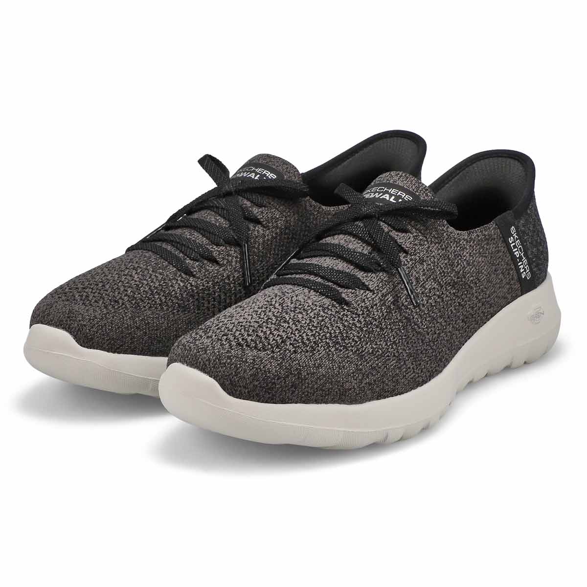 Women's Go Walk Joy Plush Slip-Ins Sneaker - Black